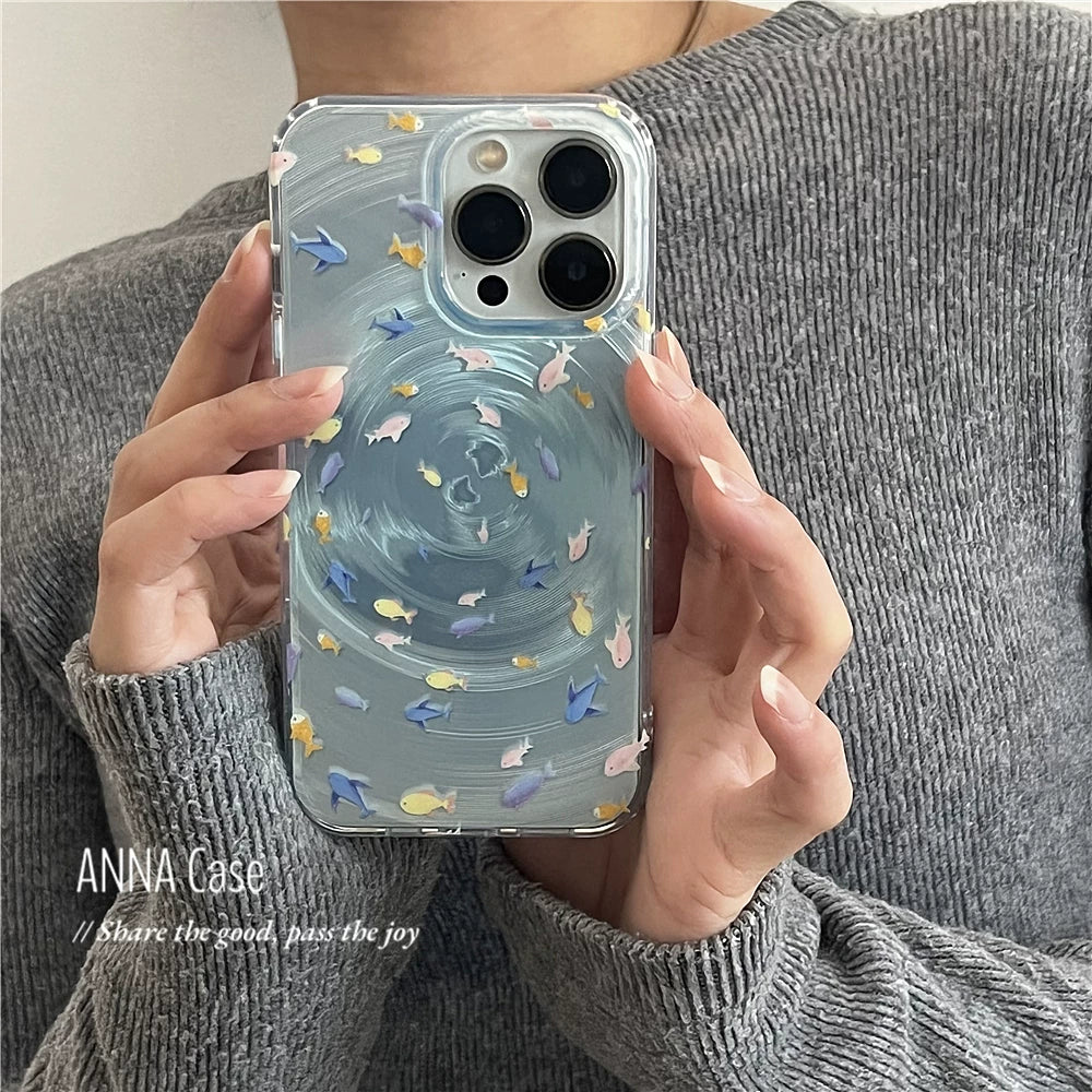 Lune & Pearl - Ocean Fish Swirl