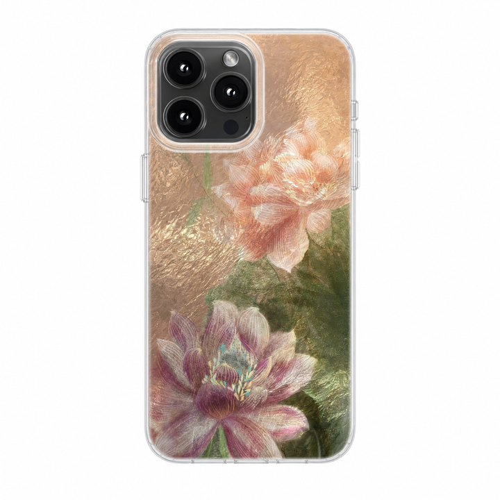 Lune & Pearl - Golden Lotus phone case
